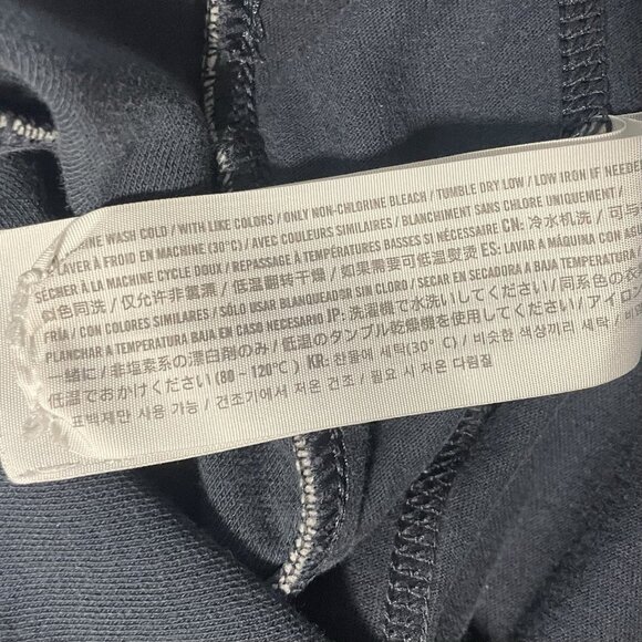 Abercrombie and Fitch Navy Blue White Side Stripe Joggers Sweatpants Men's L - Picture 9 of 12